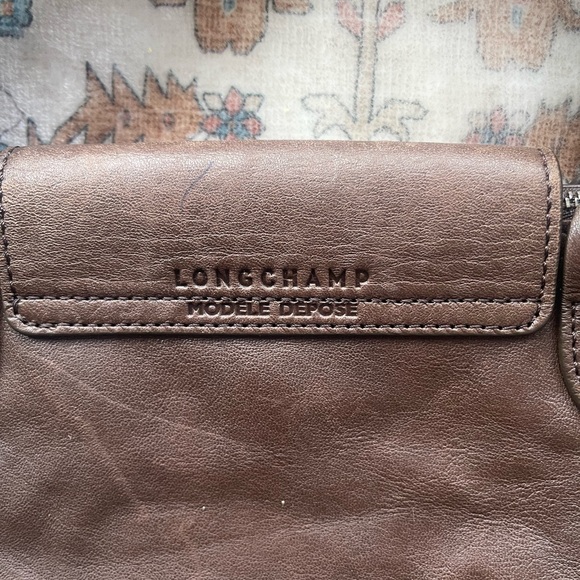 Longchamp Dark Brown LePliage Cuir Leather Tote - Picture 3 of 15